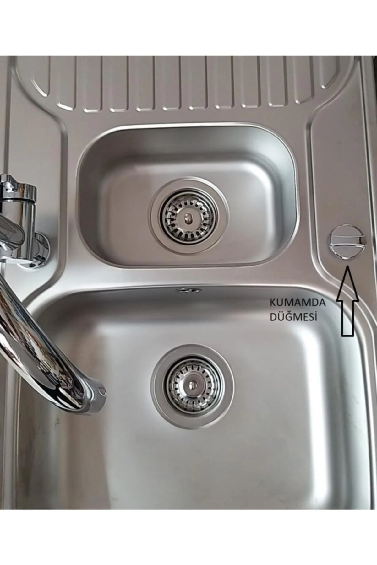 1,5 Göz Kumandalı Evye Sifon Takımı