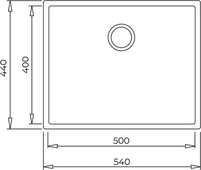 Square 50.40 Tg Tezgahaltı Granit Eviye - Oval 914 Batarya - Siyah Set