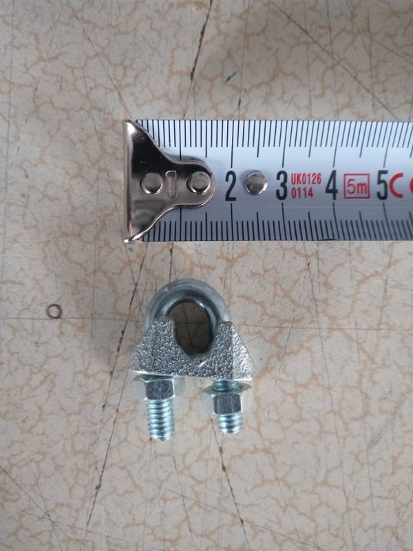 5 Adet 8 No Halat Kelepçesi (Kablo Klemensi)