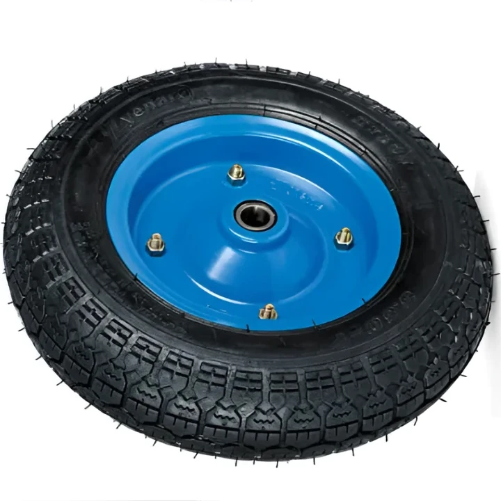 Havalı Tekerlek Burçlu Plastik El Arabası Tekerleği