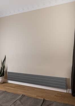 Teos Yatay Çelik Radyatör 1800X295 Pütürlü Beyaz (Ral 9016)