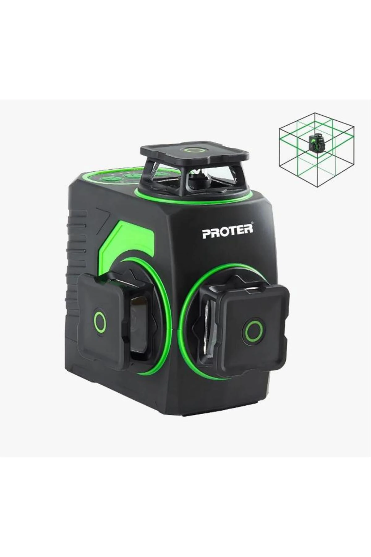 PL 360 LS 3x360° Çift Akülü Yeşil Lazer Hizalama