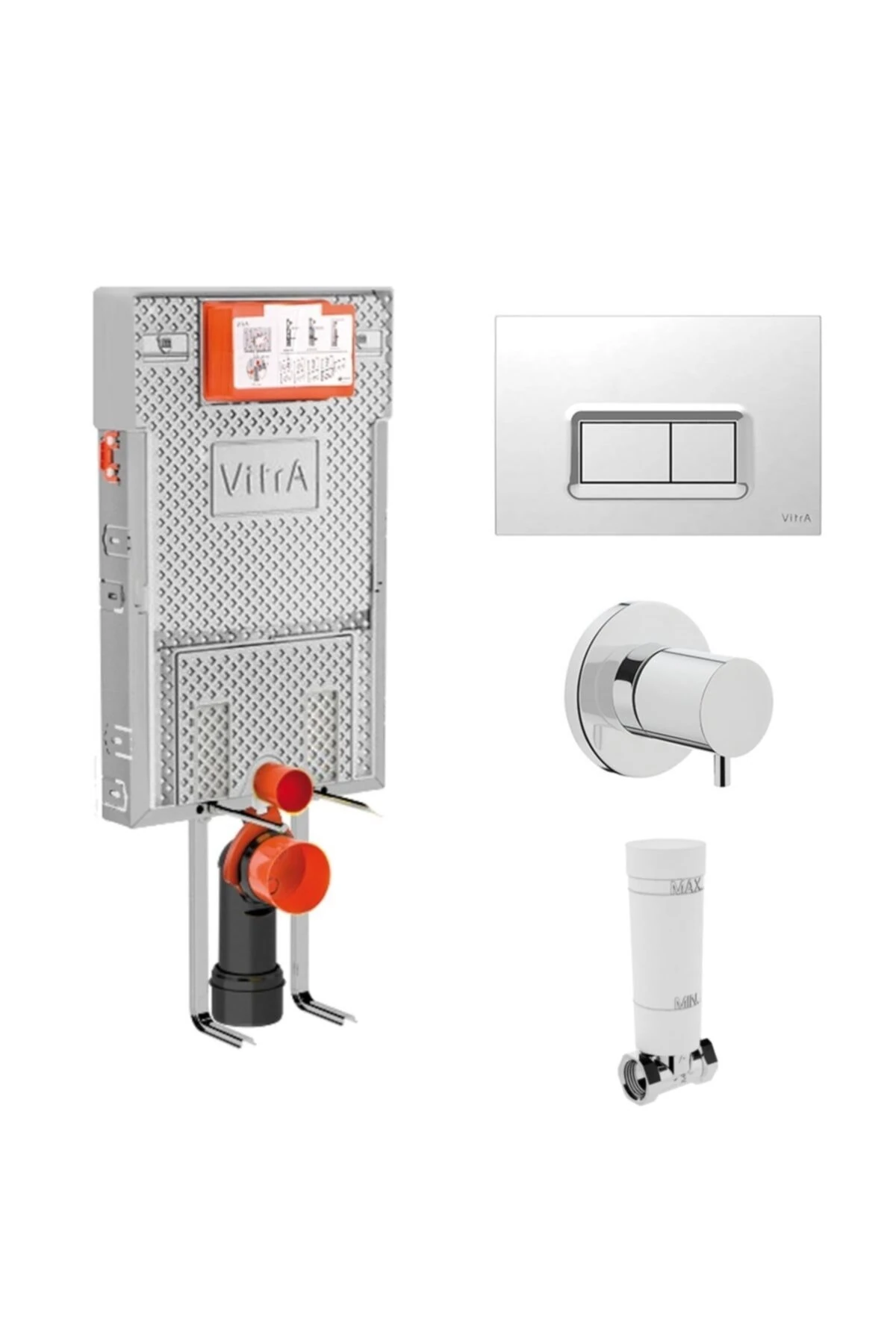 Pro Sessiz Gömme Rezervuar Set 700-1894 , Asma Klozetler Için