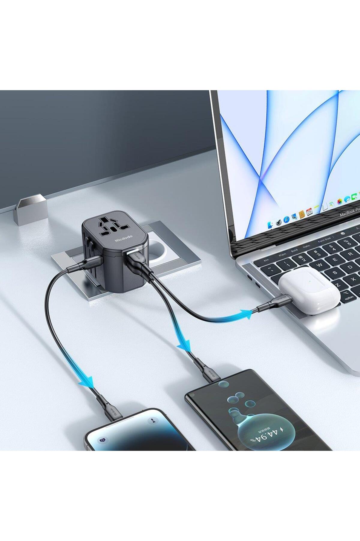 Cp-3471 Priz Dönüştürücü Universal Seyahat Adaptörü