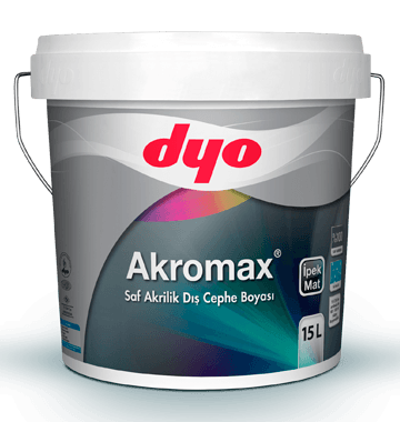 DYO AKROMAX  BAZ Saf AkriliK  Dış Cephe  13,5 lt