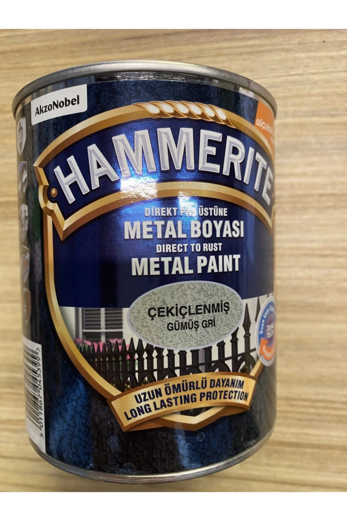 Hammerite Metal Boyası Çekiçlenmiş Gümüş Gri 750 Ml
