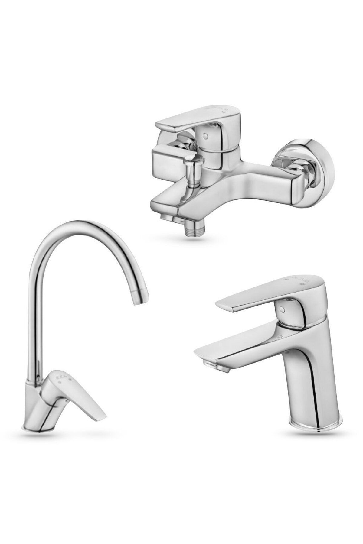 NİOBE 3'LÜ SET BATARYA(BANYO,EVİYE,LAVABO)