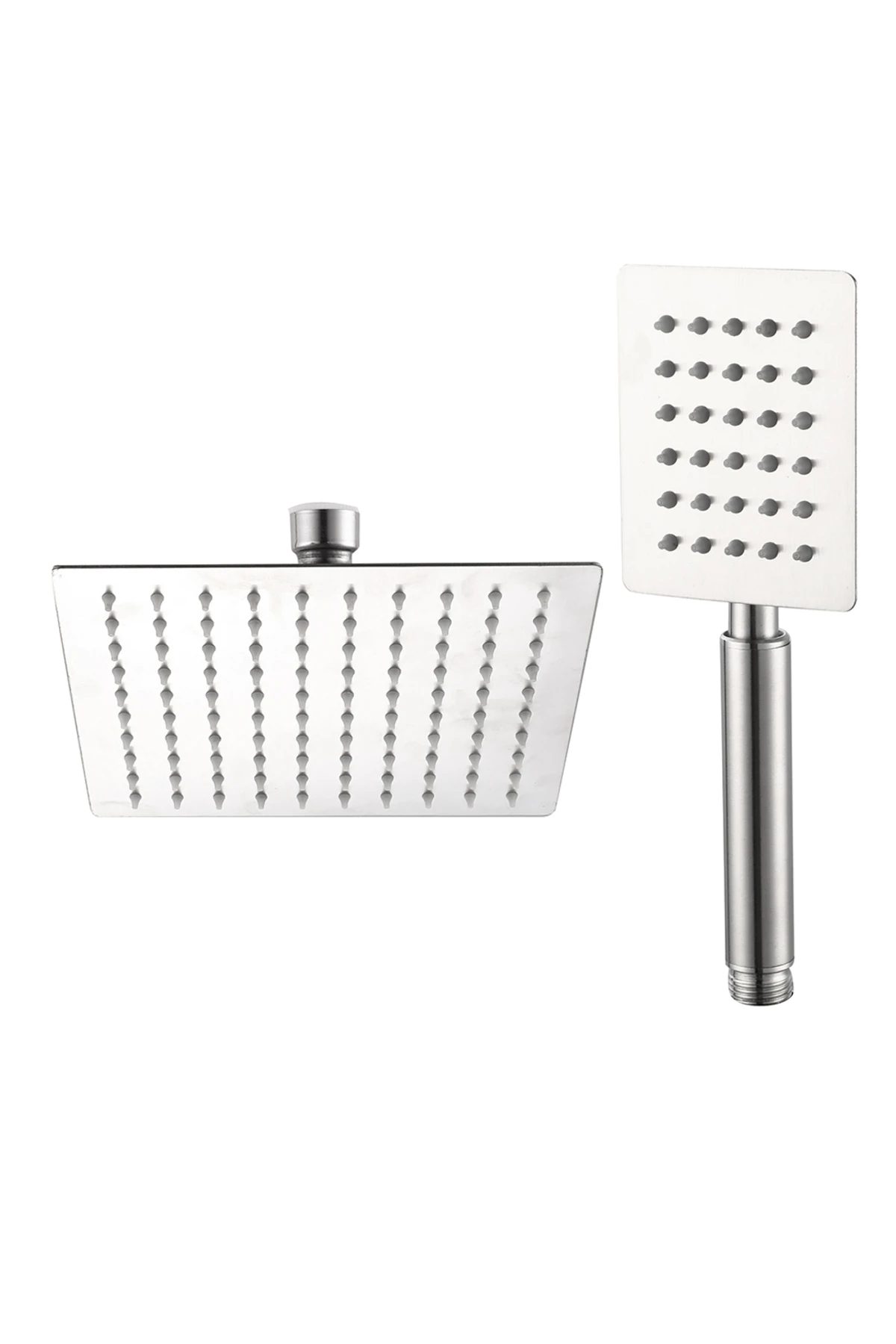 25x25 Krom Tepe ve El Duşu, Şık ve Dayanıklı Banyo Aksesuarı