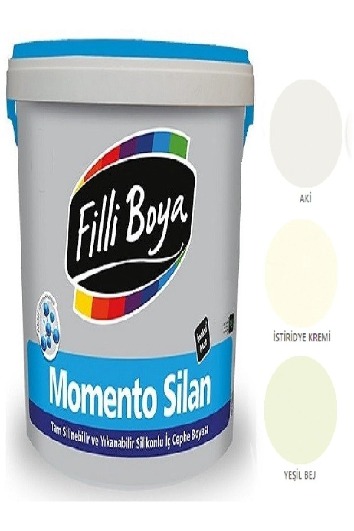 Filli Momento Silan Tam Silinebilir Yıkanabilir Silikonlu Ipek Mat Boya 2,5lt (istiridye Kremi)