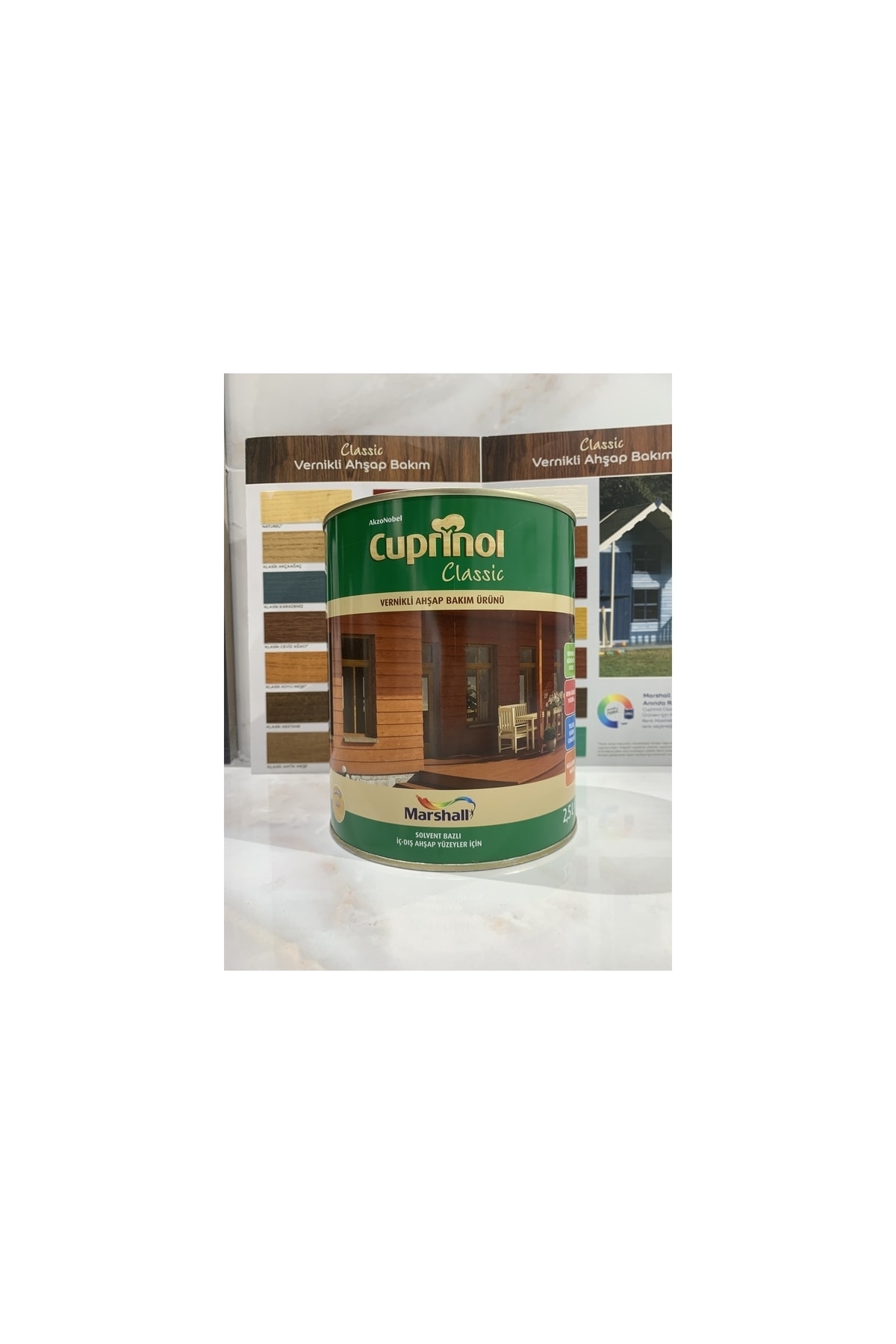 Cuprınol Vernikli Ahşap Bakım Ürünü KLASİK ACIK CEVİZ