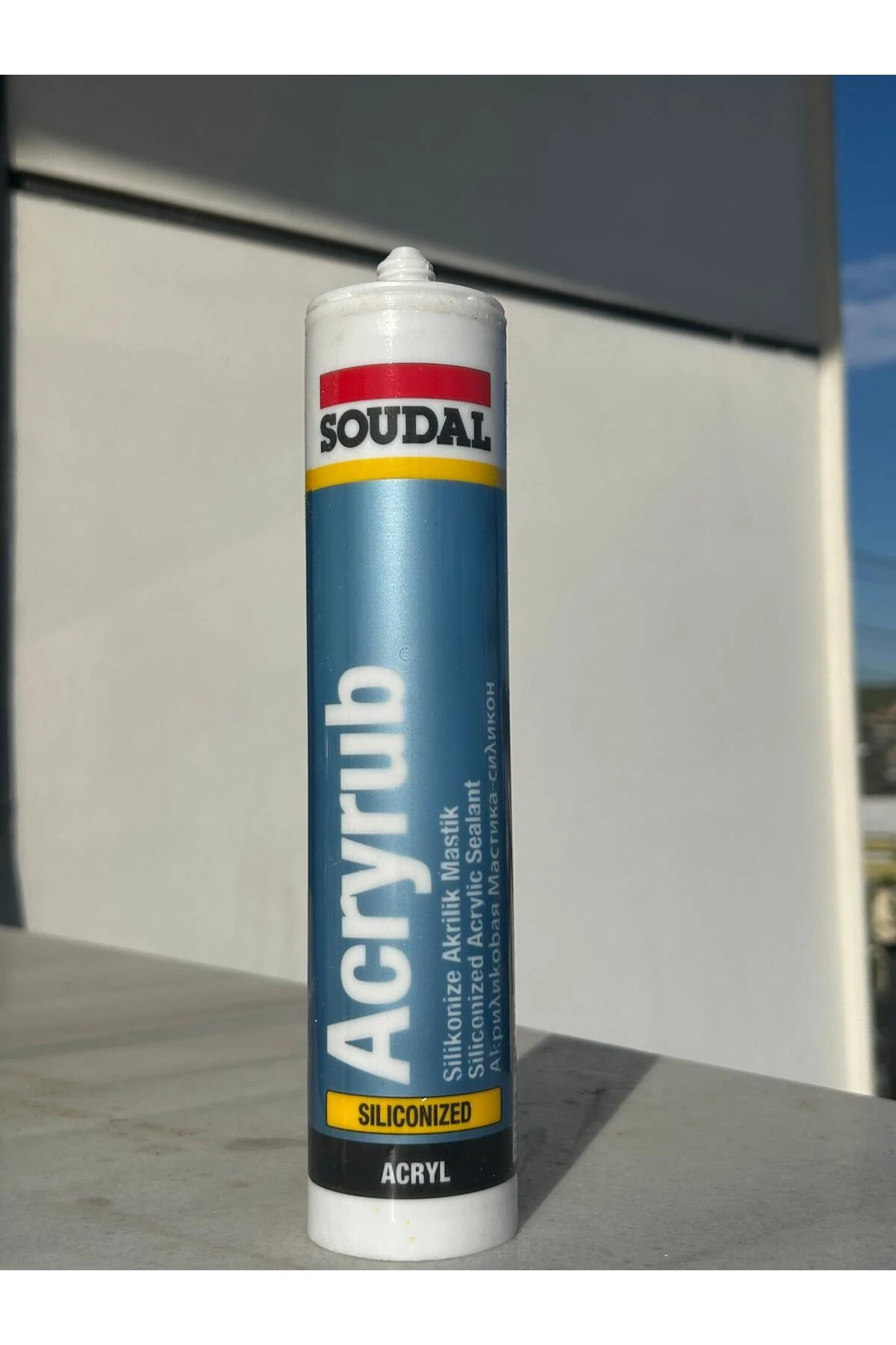 ACRYRUB SİLİKONİZE MASTİK ANTRASİT 500 gr