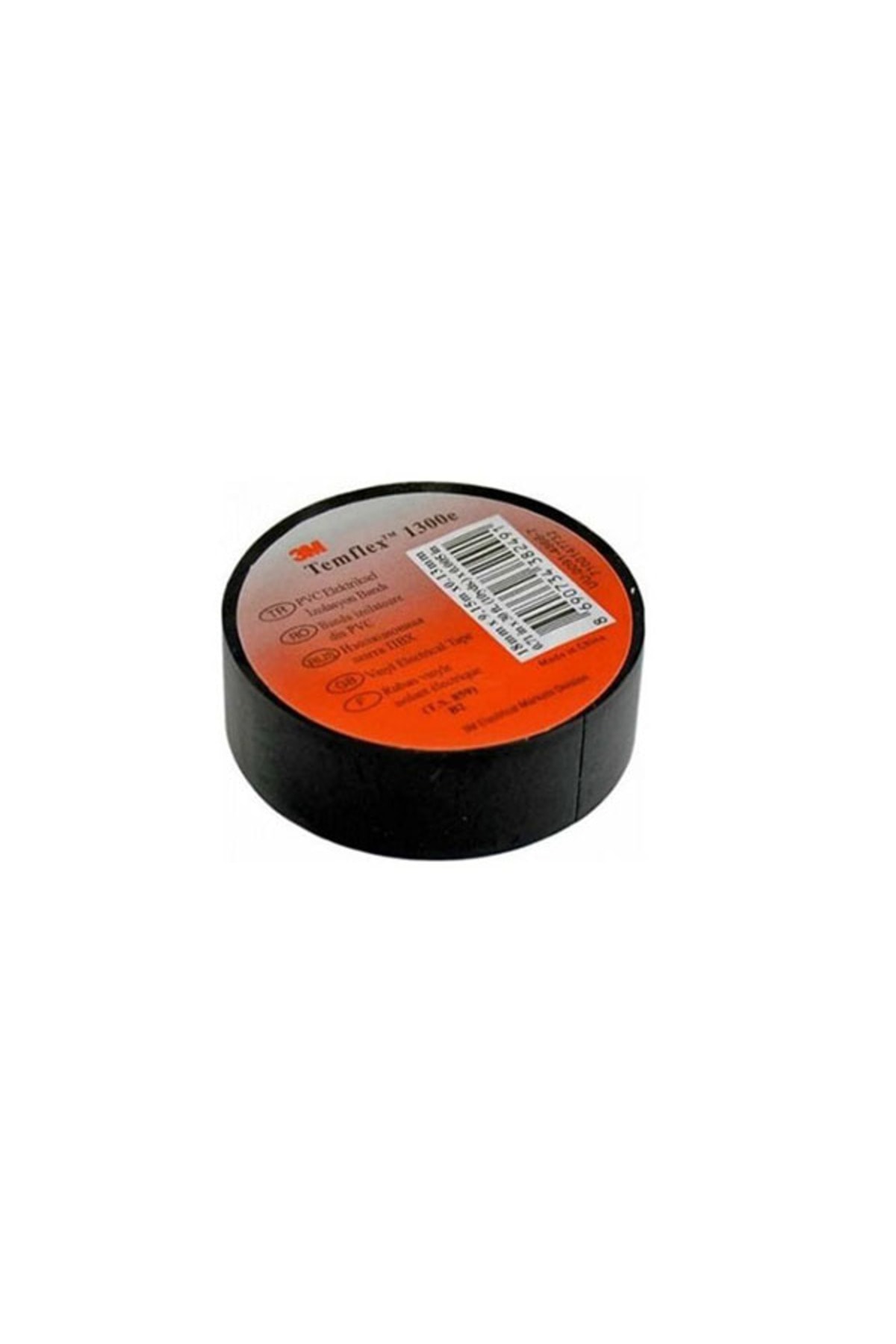Izolebant Temflex Siyah Pvc Bant 19mm X 9m X 0,1m İzolabant Genisel 10 ADET