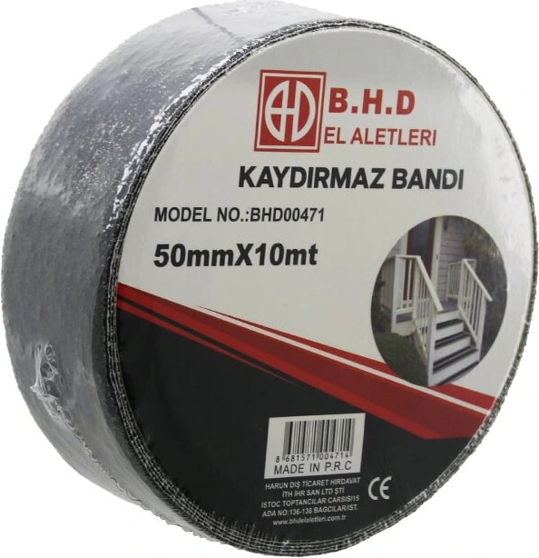 50MM x 10MT Kaydırmaz Siyah Bant (5047)