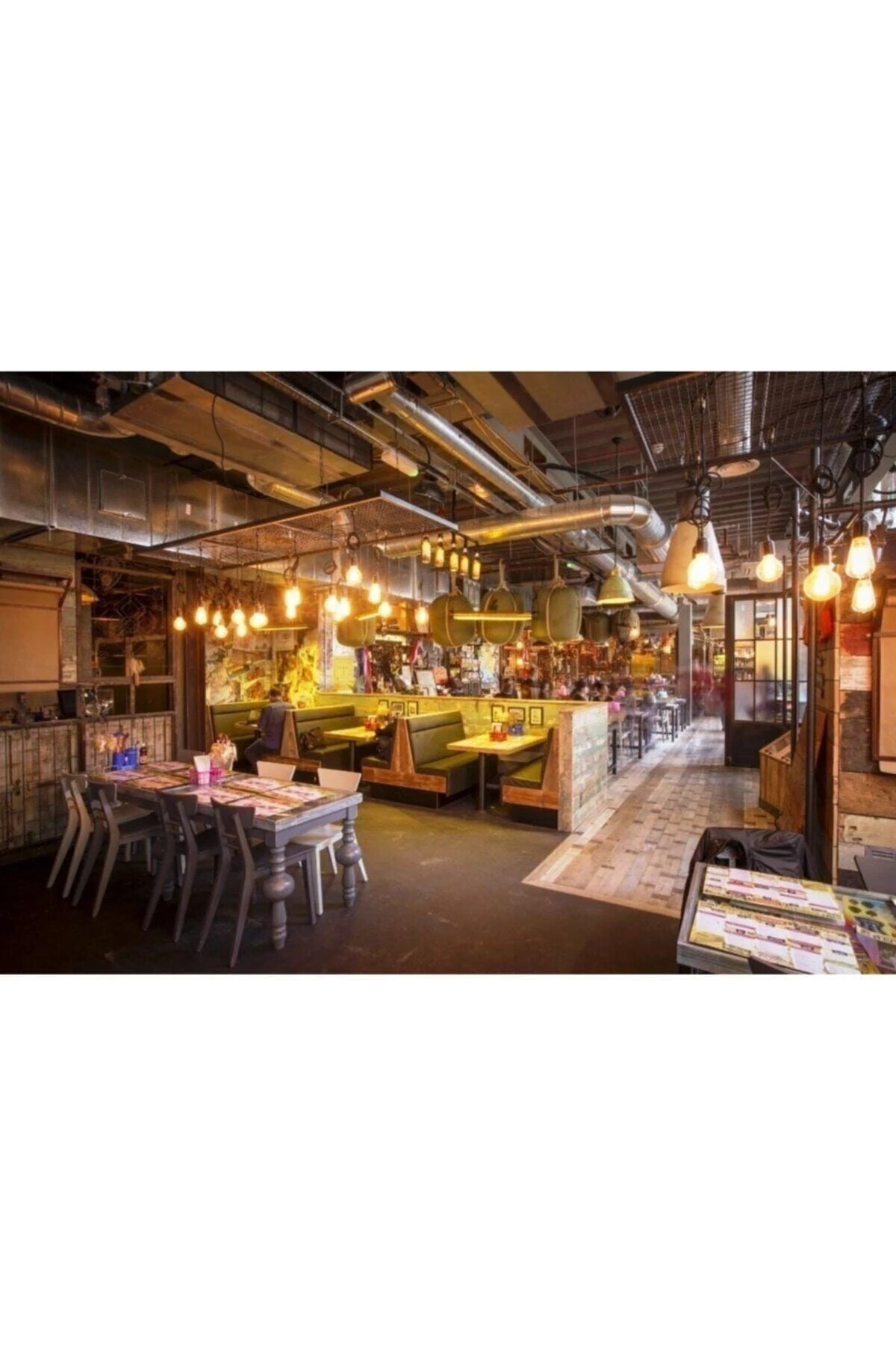 Rustik Led Ampul E27 4 Watt G95 Glop Flamanlı Rustik Led Ampul