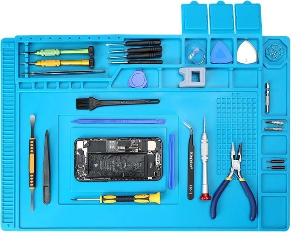 Tamir Pedi 45X30 cm Isıya Dayanıklı Silikon Çalışma Tamir Pedi