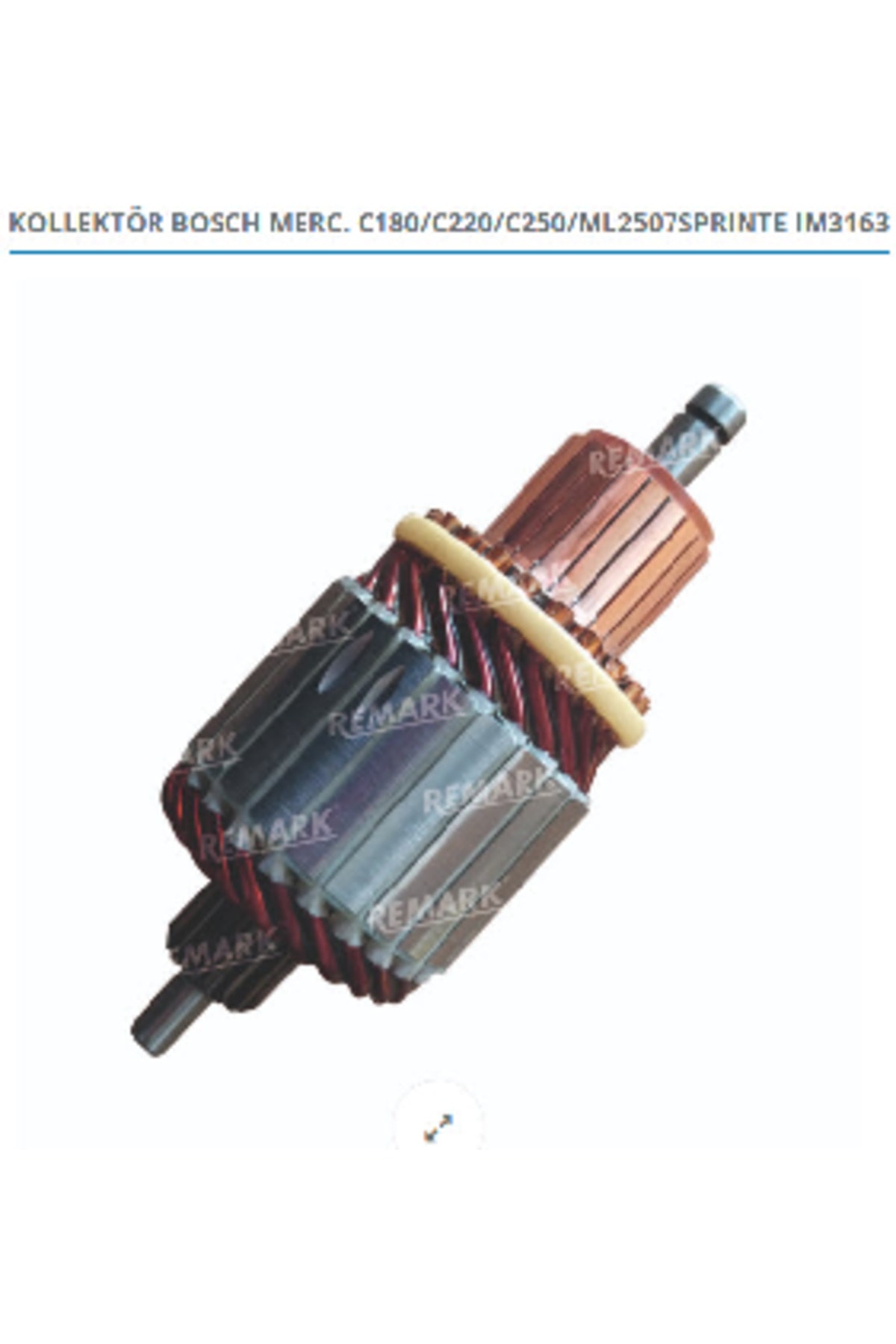 MARŞ KOLLEKTÖRÜ BOSCH MERC. C180/C220/C250/ML2507SPRINTER 210 16 DİŞ - -IM3163