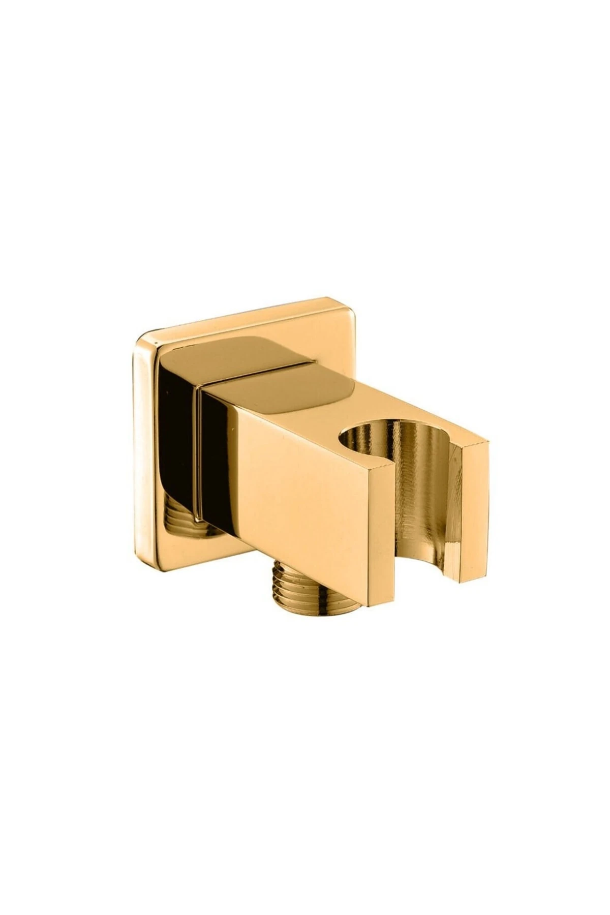 Ankastre Askılı Duş Çıkış Dirseği Kare Altın Kdc105-g