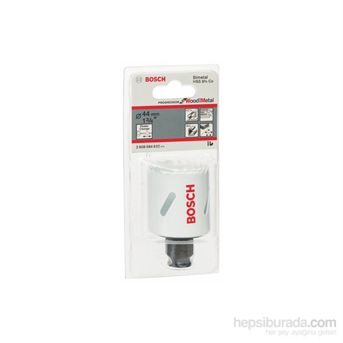 BOSCH - Progressor Serisi Ahşap Ve Metal İçin Delik Açma Testeresi (Panç) - 44 Mm, 1 3/4"