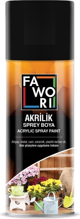 Fawori Akrilik 400 ml Sprey Vernik Parlak 000