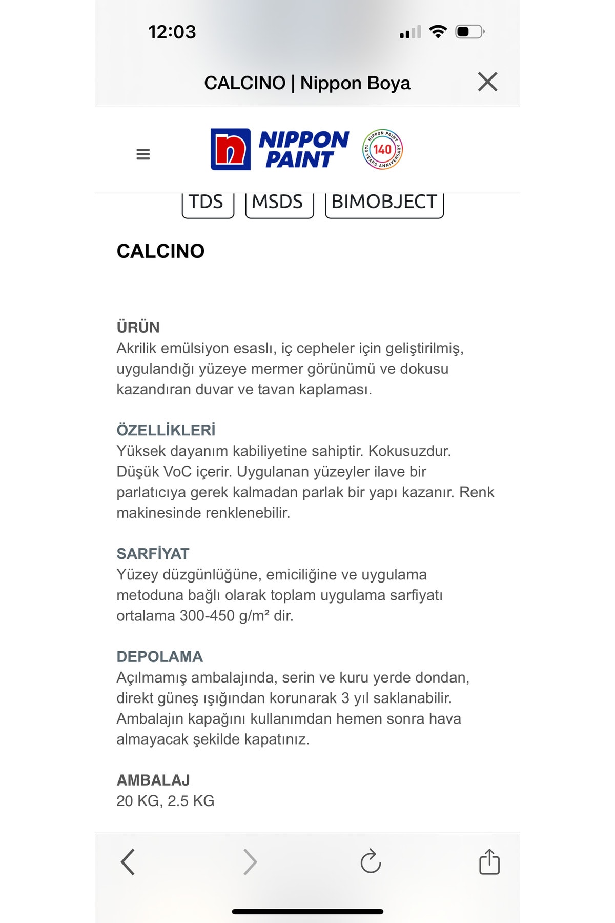 OZKUVVET Nıppon Calcıno