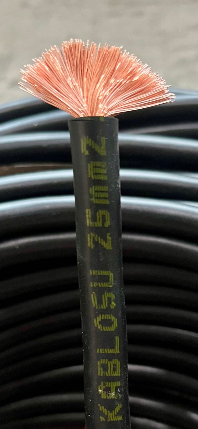 4 Metre 25 mm Kaynak Kablosu