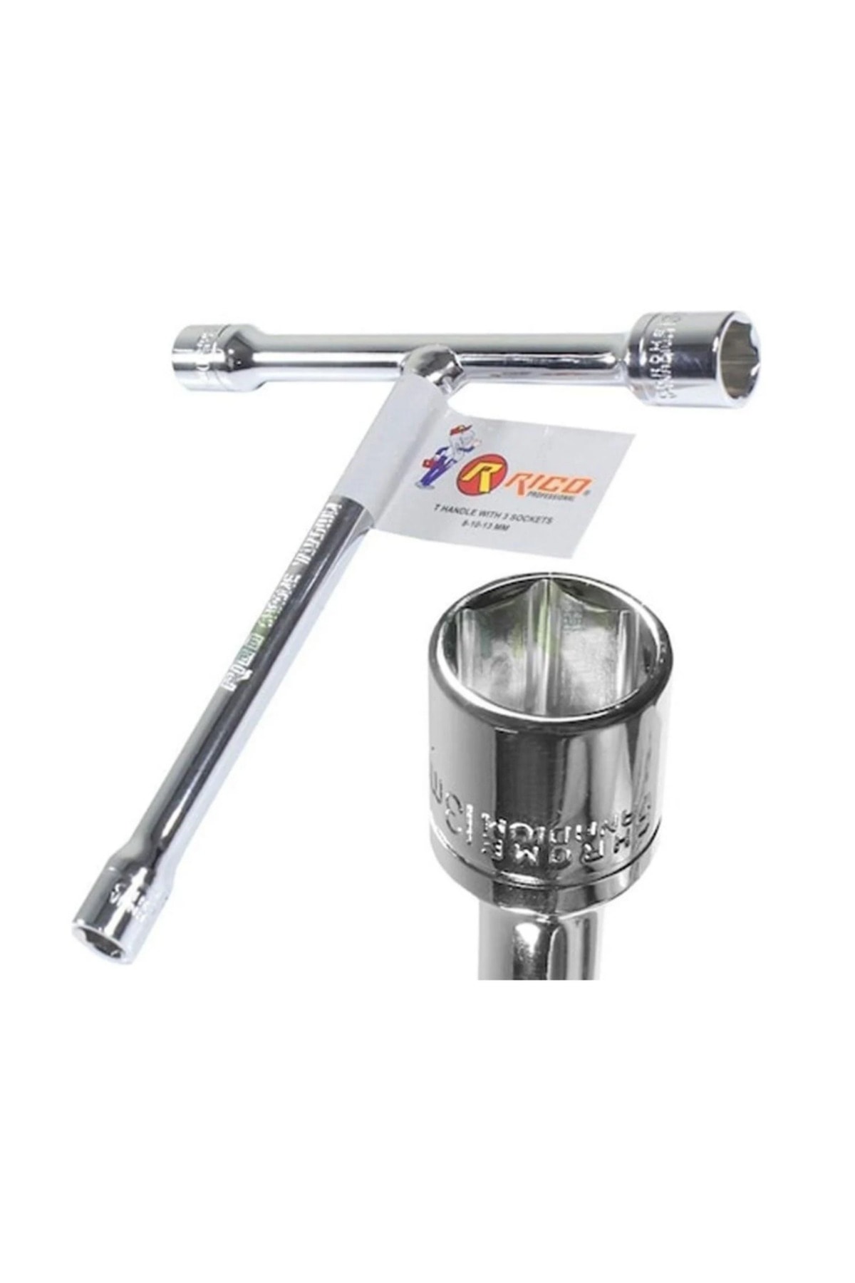 RİCO Üçlü T Lokma 8-10-13mm