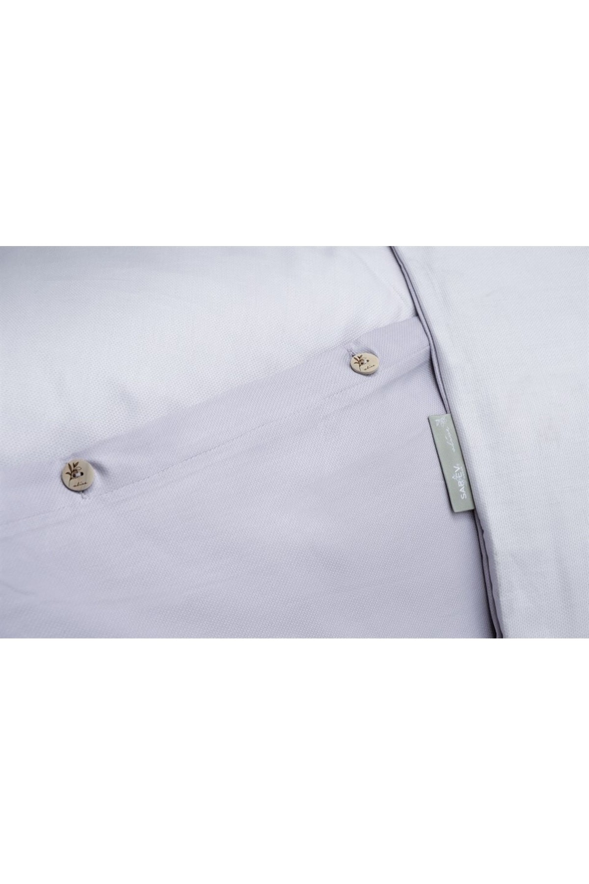 Solid Olive Armürlü Nevresim Takımı King Size V4