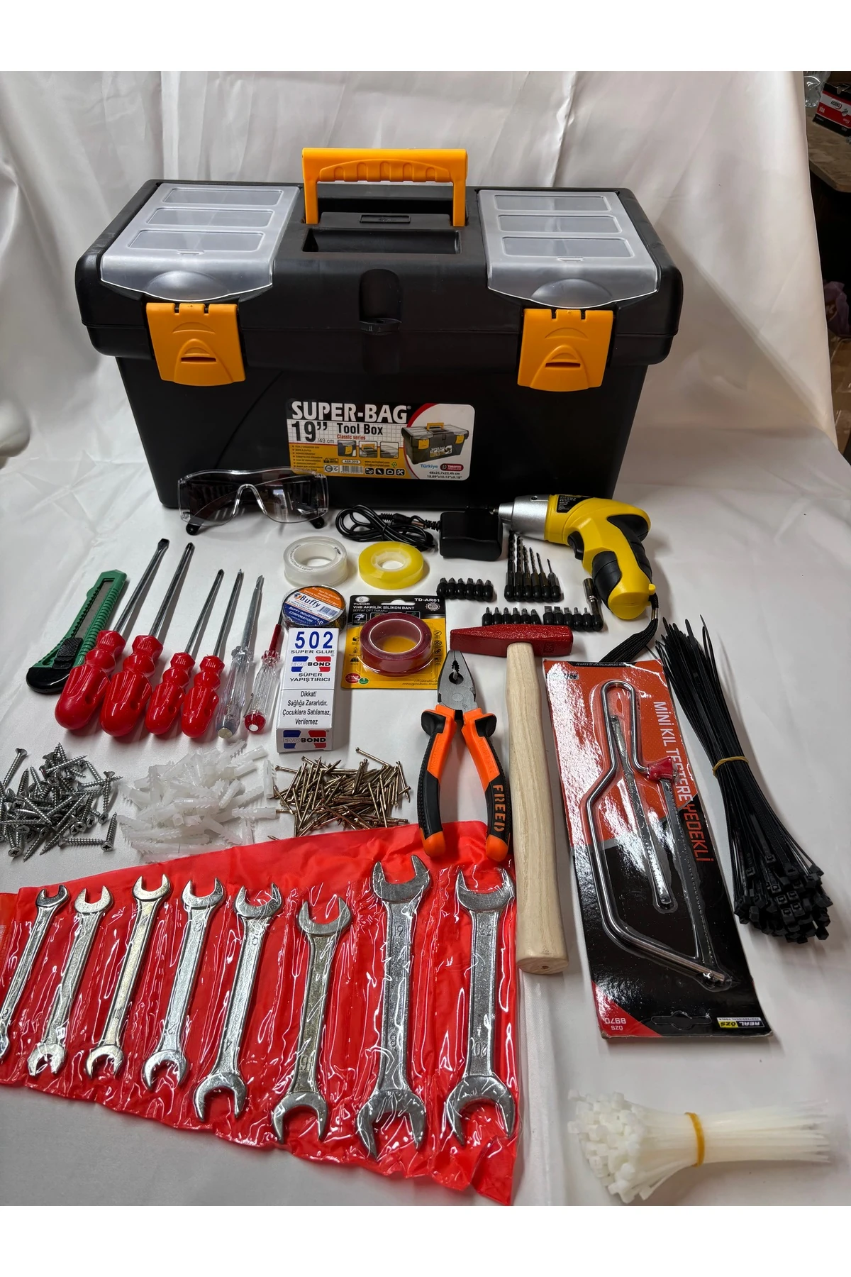 454 PARÇA DOLU TAKIM ÇANTASI AVADANLIK TAMİR SETİ