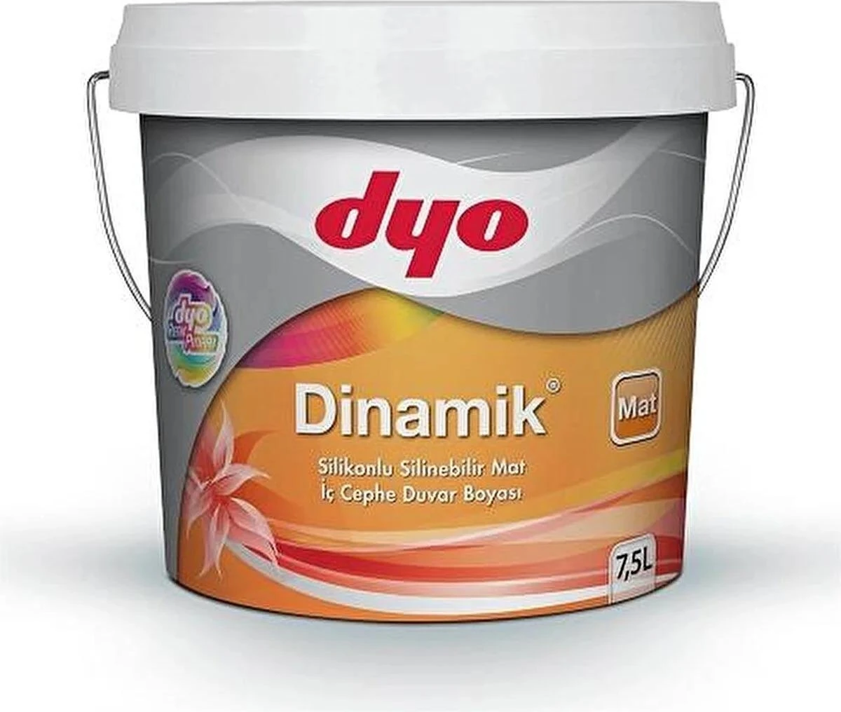 7,5lt Dinamik Mat Silikonlu Silinebilir Iç Cephe Duvar Boyası (1621)