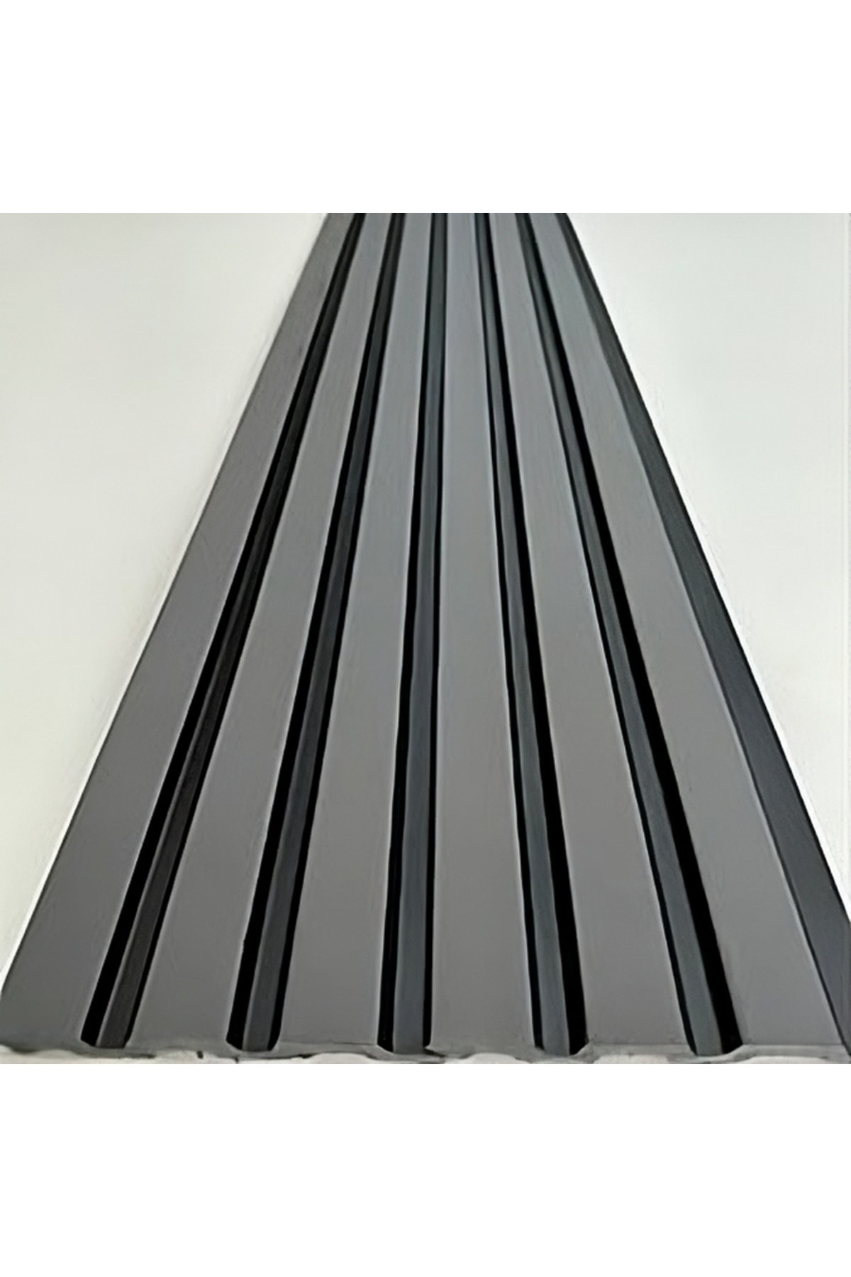 Lambiri ( 5 Adet 12x280 Cm ) Gri Antrasit Model Ev, Ofis Pvc Duvar Paneli