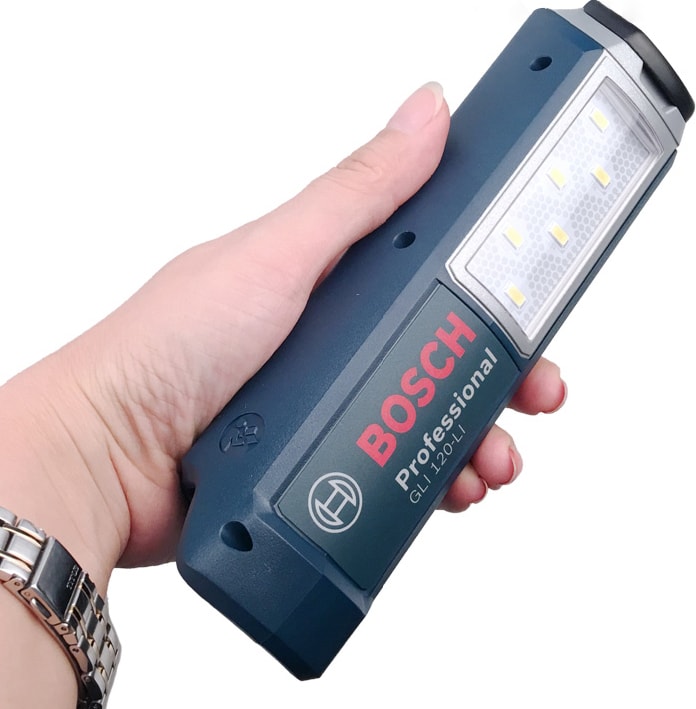 BOSCH Professional GSR 120-LI 2 Ah Çift Akülü Tornavida ve GLI 12V-300 Lamba - 06019G8004