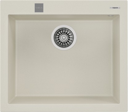 FORSQUARE 50.40 TG BRIGHT CREAM Ankastre Kumanda Sifonlu Granit Eviye Krem 50 cm 115230008