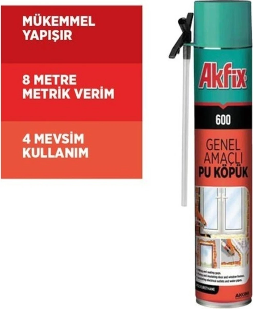600 Pu Pipetli Köpük 600 gr