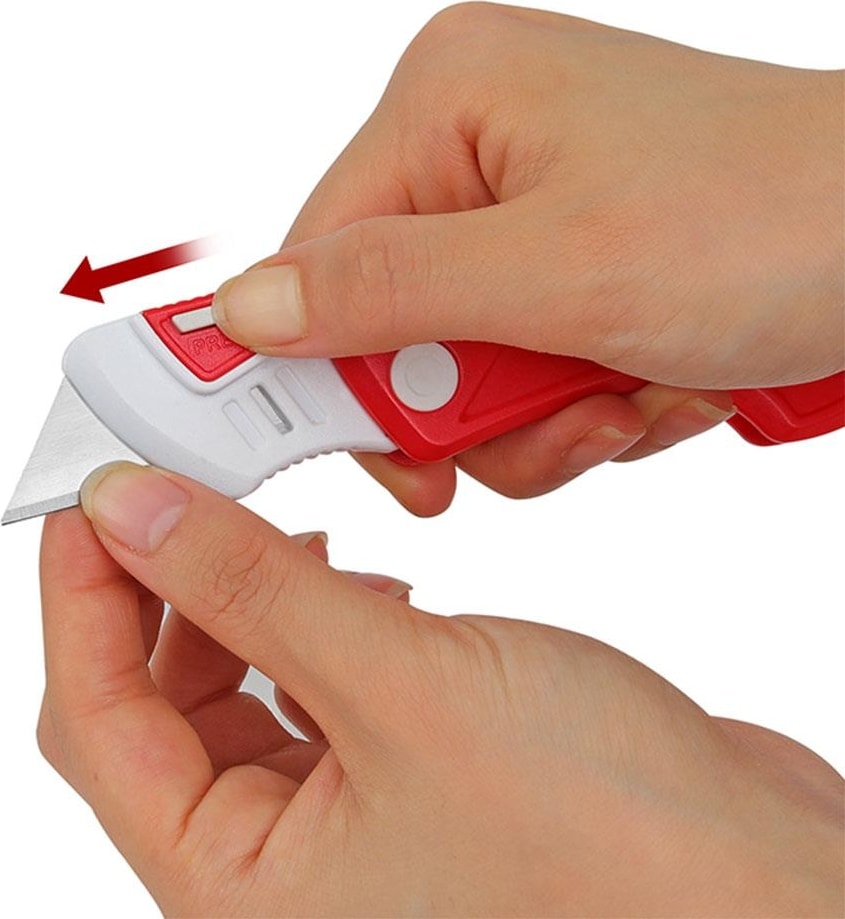 WP211004 Plastik Gövde Katlanır Rötuş Maket Bıçağı