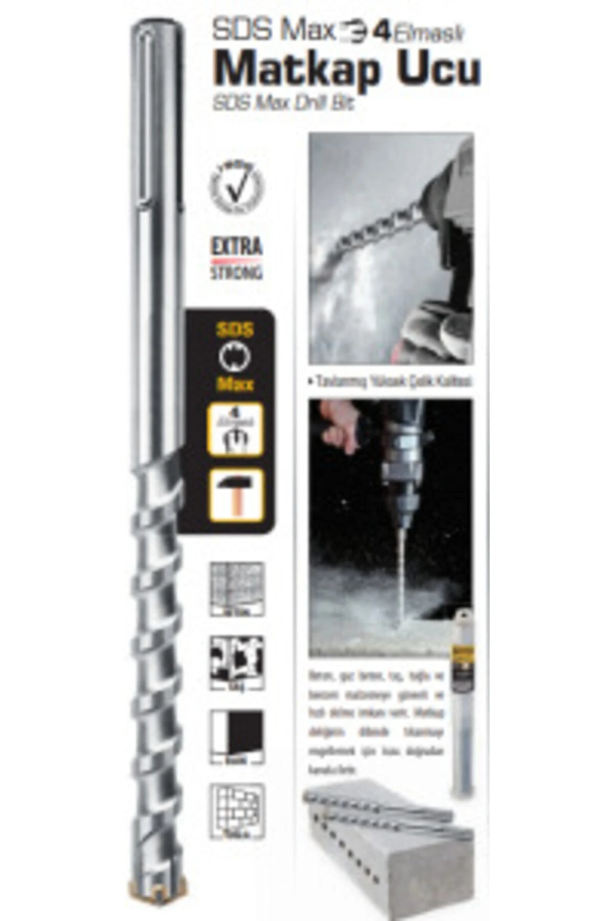 Sds Max Matkap Ucu 14 mm X 340 mm