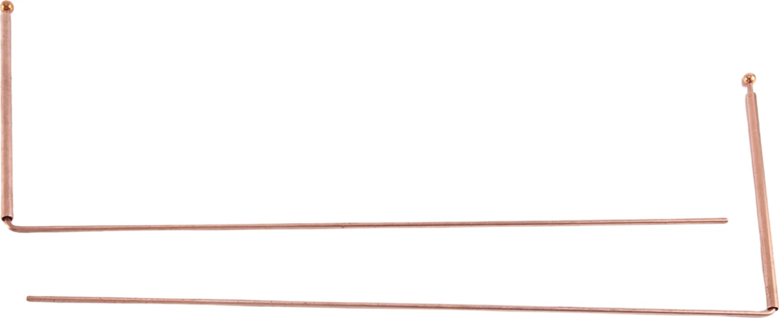 Bakır Maden Arama Çubuğu Saf Bakır 2pcs Kehanet Çubukları - Kehanet Suyu, Hazine Için(B) (Yurt Dışından)