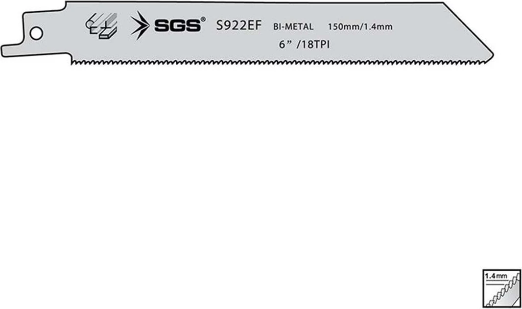 Tilki Kuyruğu Bıçağı Metal 150MM/1,4MM (5 Li Set)