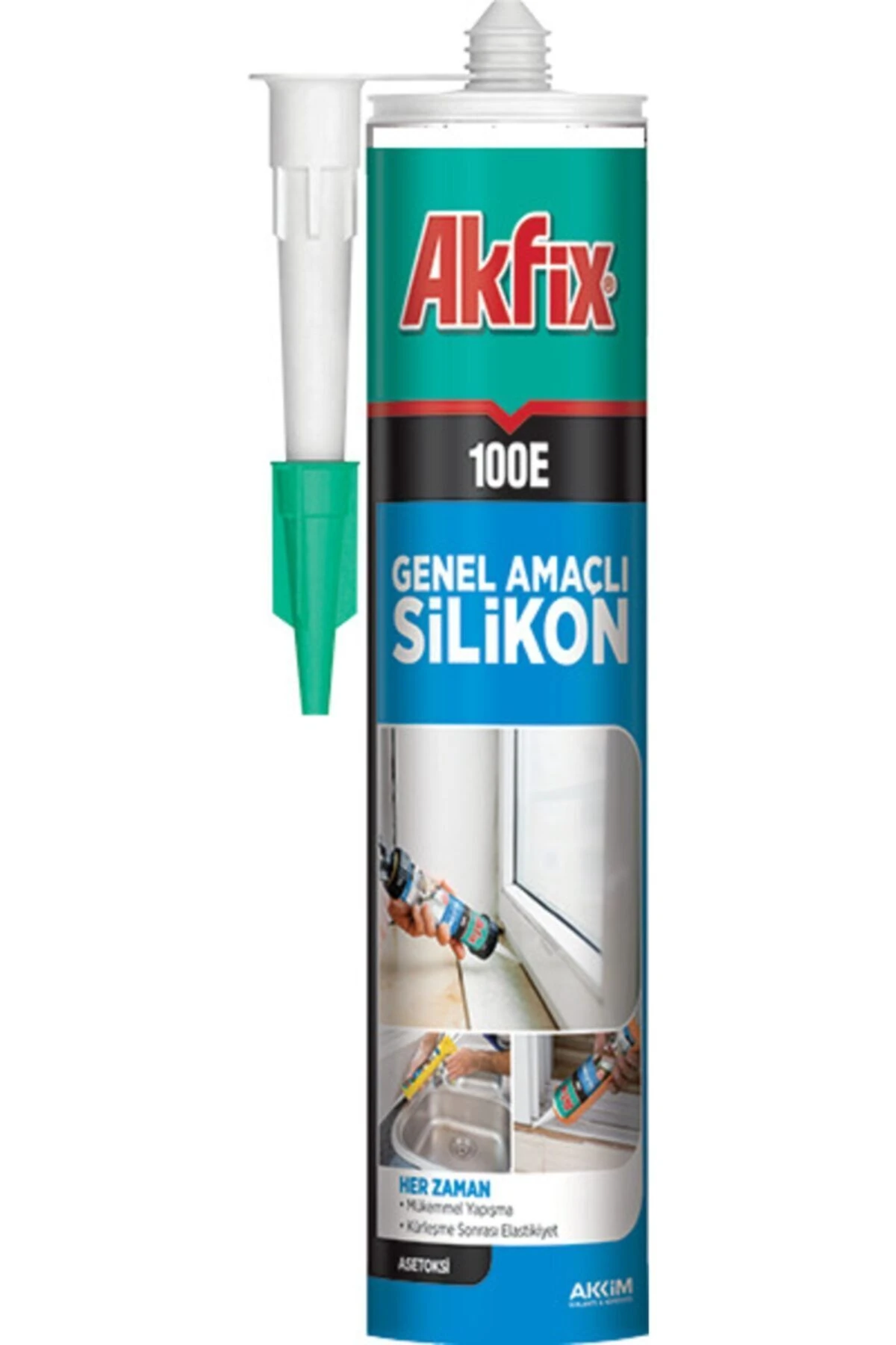 100e Genel Amaçlı Silikon Beyaz 325 gr