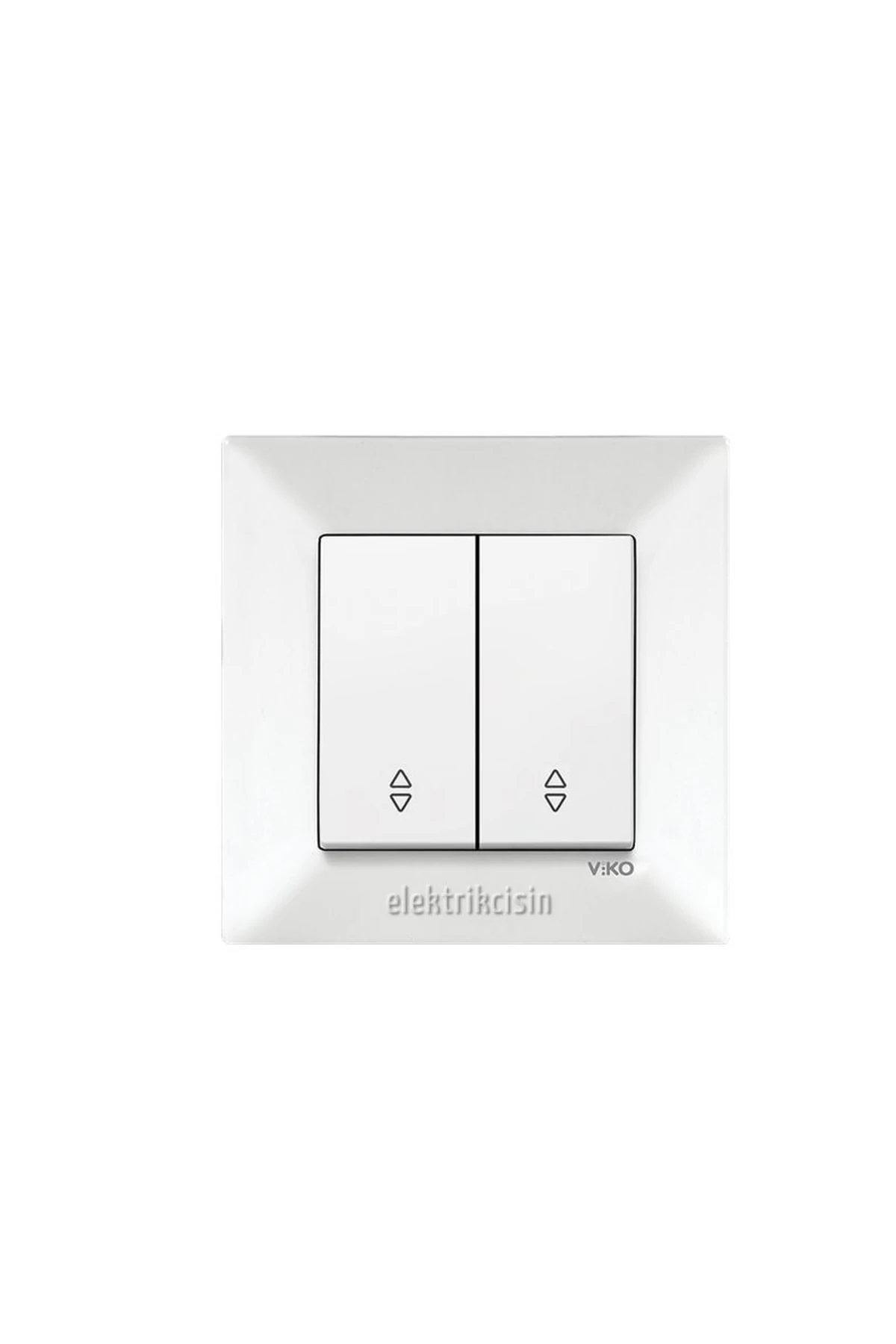 Meridian Beyaz Ikili Vavien (komütatör Vavien) (çerçeve Dahil) 12 Adet