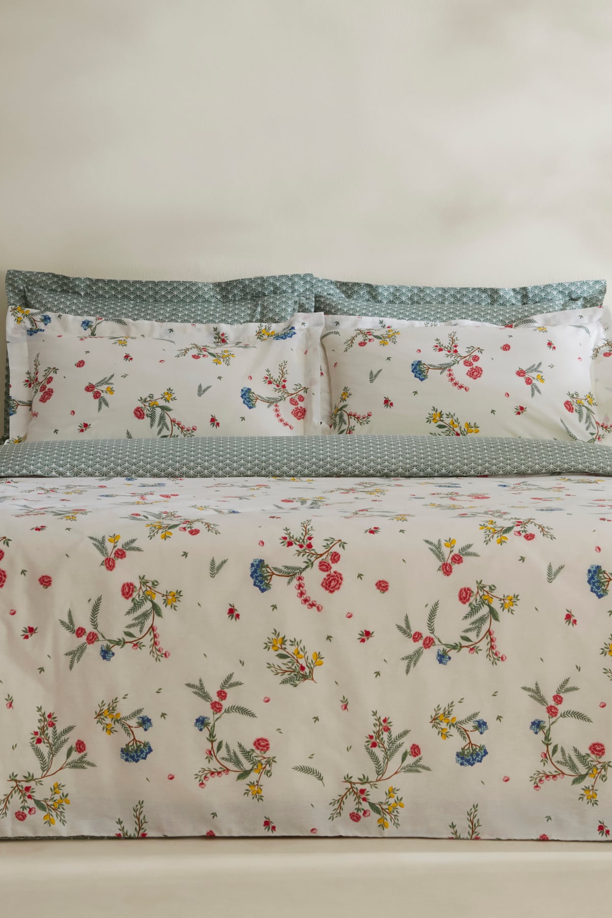 Dina %100 Pamuk Tek Kişilik Nevresim Takımı Multicolor