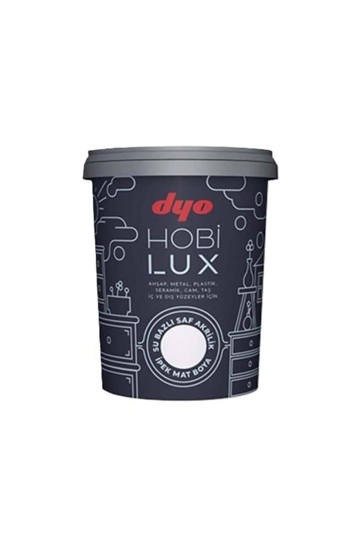 Dyo Hobilüx Siyah Boya 0.9lt