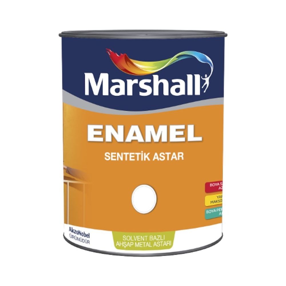 Marshall Enamel Sentetik Astar 2,5 lt Beyaz