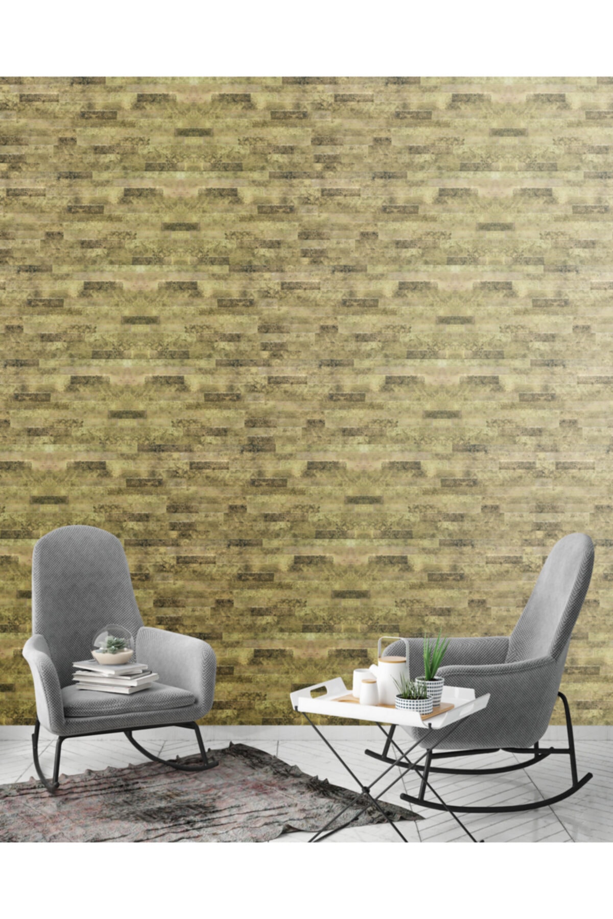 5 Adet X Patlatma Taş Desenli 3 Boyutlu Renkli Strafor Köpük Duvar Kaplama Paneli (pt-205)