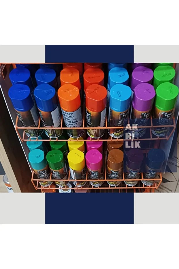 Akrilik Sprey Boya 400 ml Parlak Siyah