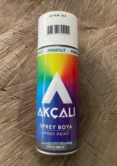 Metalik Lila Sprey Boya 400ML Yüksek Kalite Sprey Boya Italy