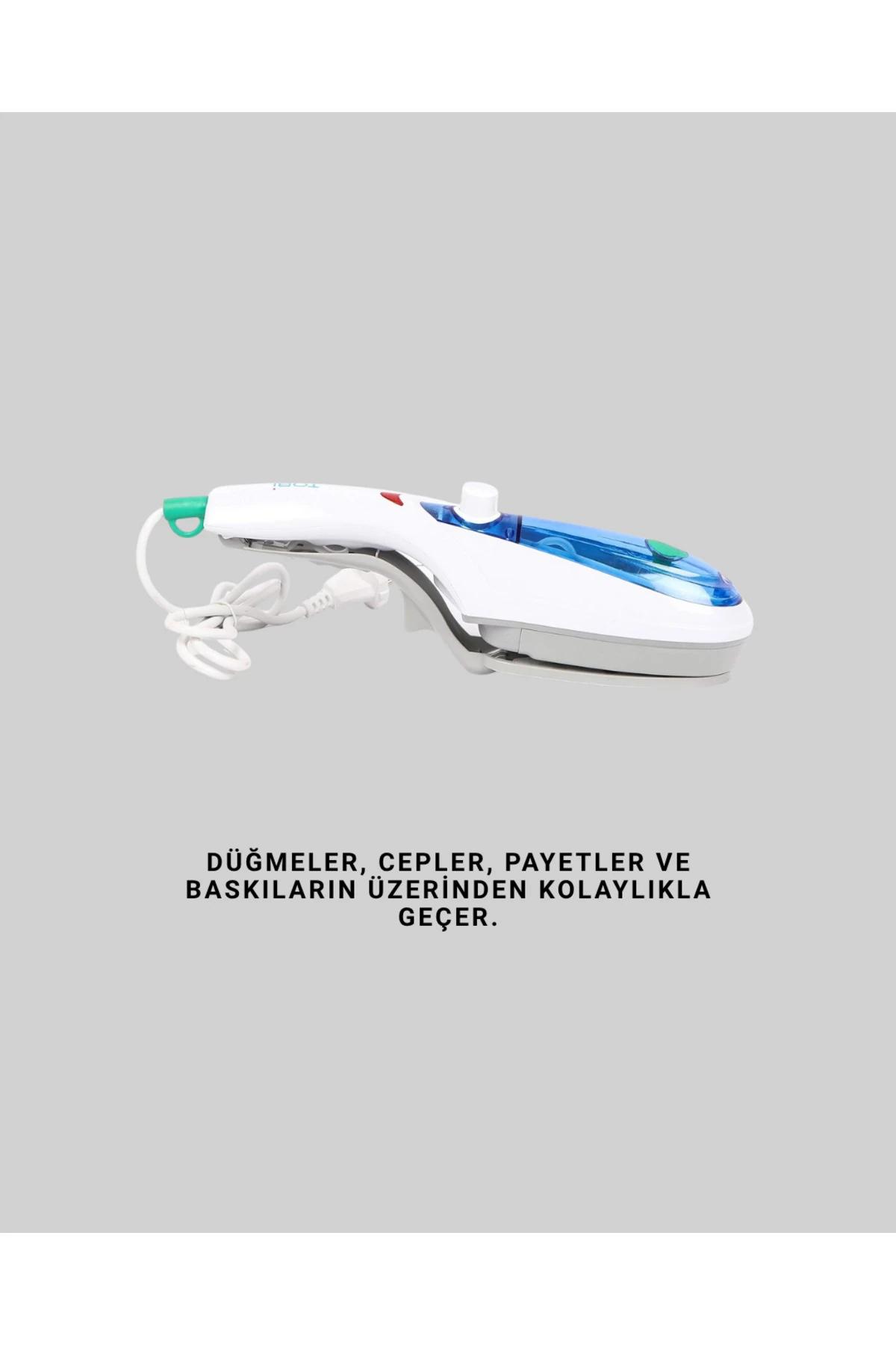 Kompakt Buharlı Ütü 1500W | Tüm Yüzeyler İçin Pratik ve Etkili