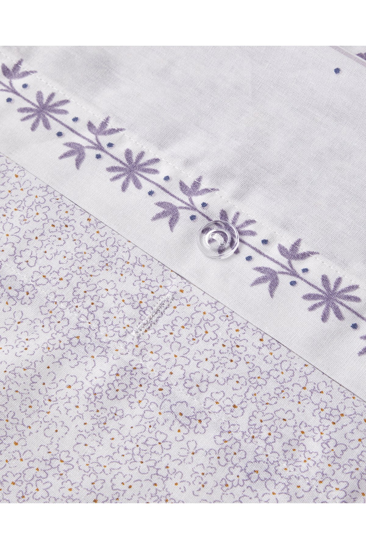 Minibloss Pamuklu Çift Kişilik Nevresim Seti 200x220 cm Lila