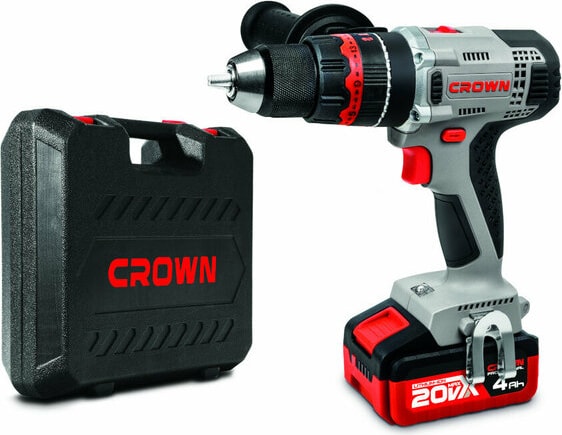 Crown Akülü Darbeli Matkap 20V-4AH CT21075HMX-4 Bmc