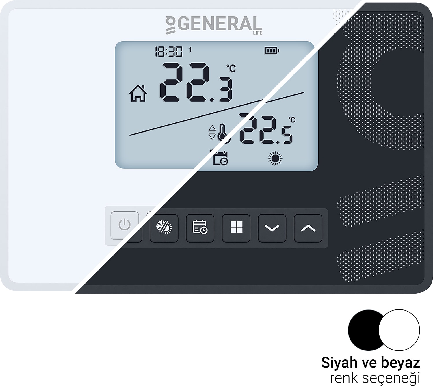 Mitra HT300S Rf Haftalık Programlı Kablosuz Oda Termostatı
