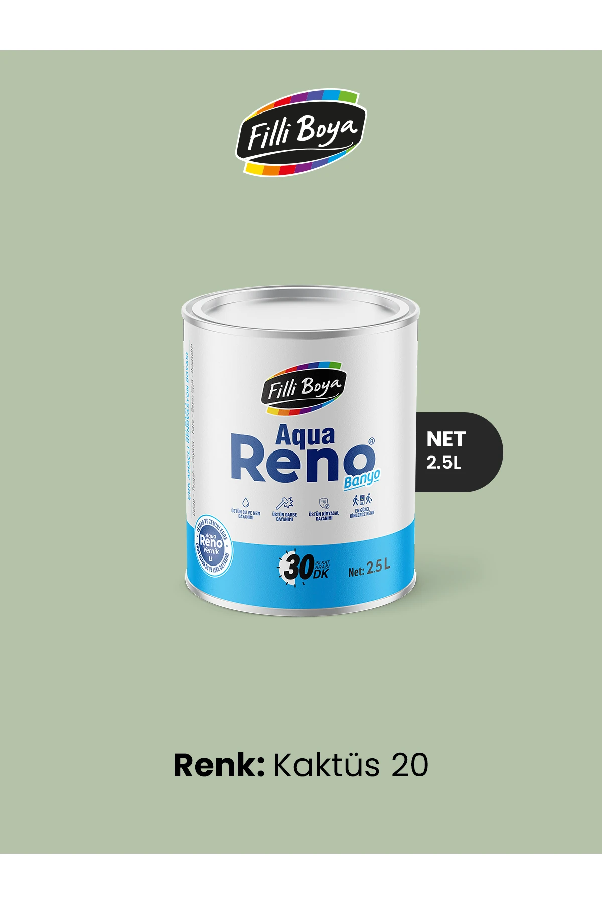 Aqua Reno Banyo 2.5 Lt Kaktüs 20